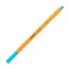 (88/57) STABILO ROTULADOR POINT 88 AZUL CELESTE CAJA 10 UD