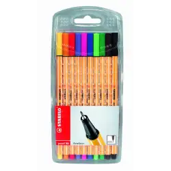 (8810) STABILO ROTULADORES POINT 88 C/SURTIDOS ESTUCHE 10 UD