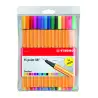 (8815-1) STABILO ROTULADORES POINT 88 COLORES SURTIDOS (5 NEÓN) ESTUCHE 15 UD