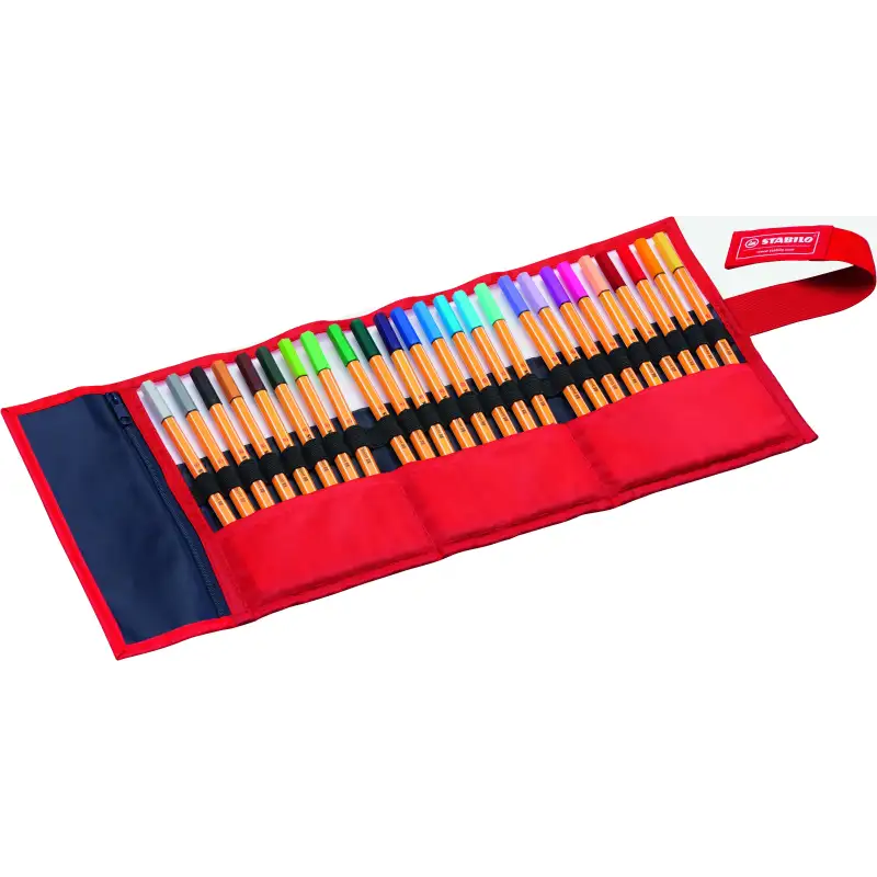 (8825-021) STABILO ROTULADORES POINT 88 C/SURTIDOS ESTUCHE ROLLERSET 25 UD