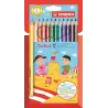 (203/12-01) STABILO LÁPICES DE COLORES TRIO THICK C/SURTIDOS ESTUCHE 12 UD