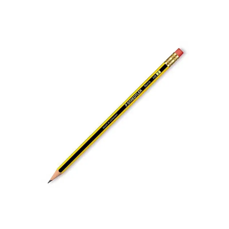 (122-HB) STAEDTLER LÁPIZ NORIS CON GOMA 122-HB