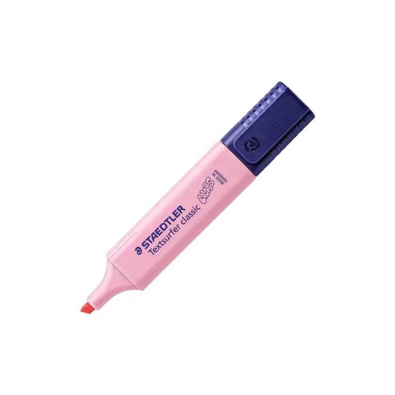 (364 C-210) STAEDTLER MARCADOR FLUORESCENTE TEXTSURFER CLASSIC PASTEL ROSA
