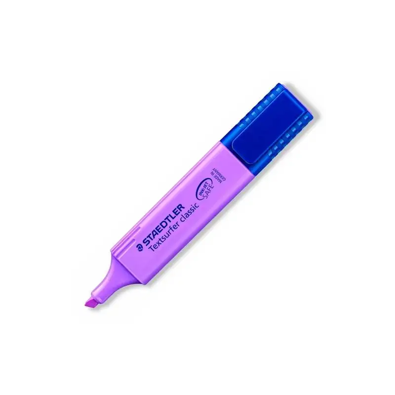 (364-6) STAEDTLER MARCADOR FLUORESCENTE TEXTSURFER CLASSIC LILA