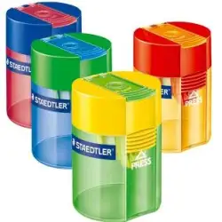 (511 006) STAEDTLER AFILALÁPICES 511 DEPÓSITO TRANSPARENTE COLORES SURTIDOS