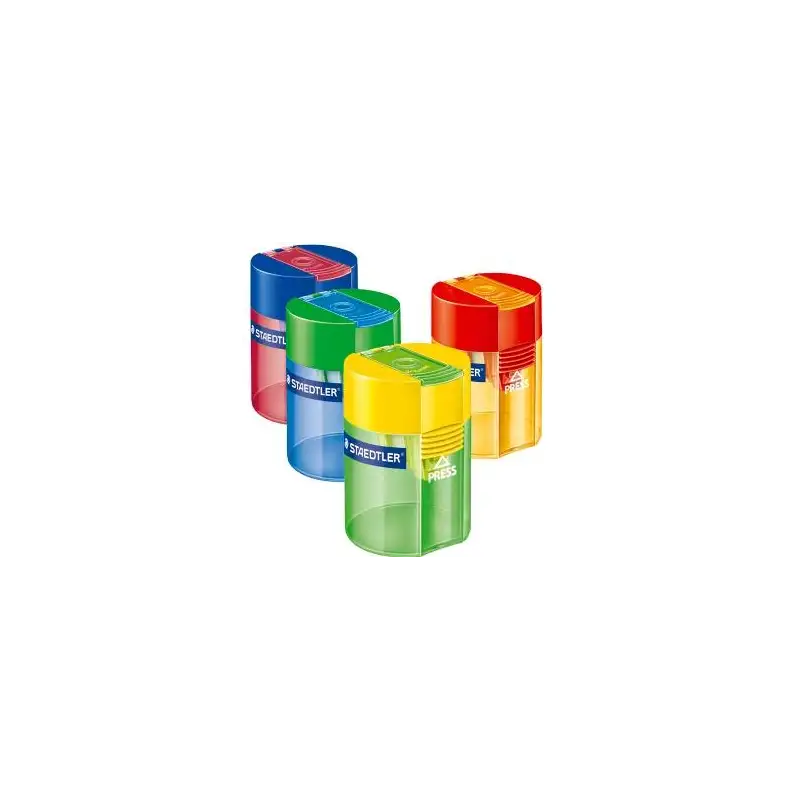 (511 006) STAEDTLER AFILALÁPICES 511 DEPÓSITO TRANSPARENTE COLORES SURTIDOS