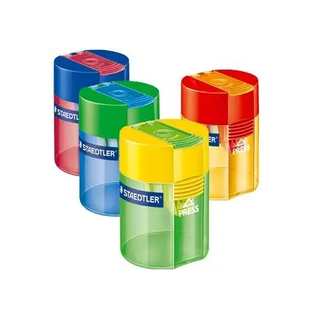 (511 006) STAEDTLER AFILALÁPICES 511 DEPÓSITO TRANSPARENTE COLORES SURTIDOS