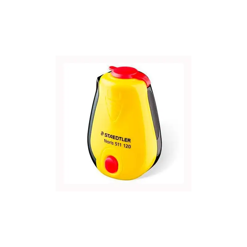 (511 120) STAEDTLER AFILALÁPICES CON DEPÓSITO DISEÑO NORIS AMARILLO/NEGRO