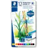 (14610C M12) STAEDTLER LÁPICES DE COLORES DESING JOURNEY 14610C C/SURTIDOS ESTUCHE METAL 12 UD