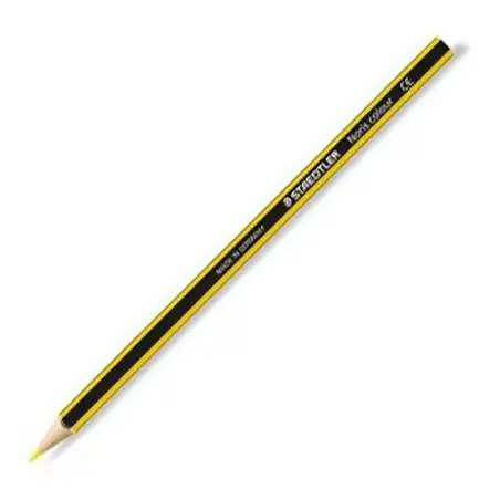 (185-10) STAEDTLER LÁPICES DE COLORES NORIS COLOUR MADERA WOPEX ECOLÓGICA AMARILLO CLARO