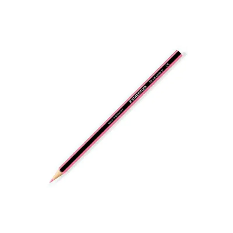(185-20) STAEDTLER LÁPICES DE COLORES NORIS COLOUR MADERA WOPEX ECOLÓGICA ROSA