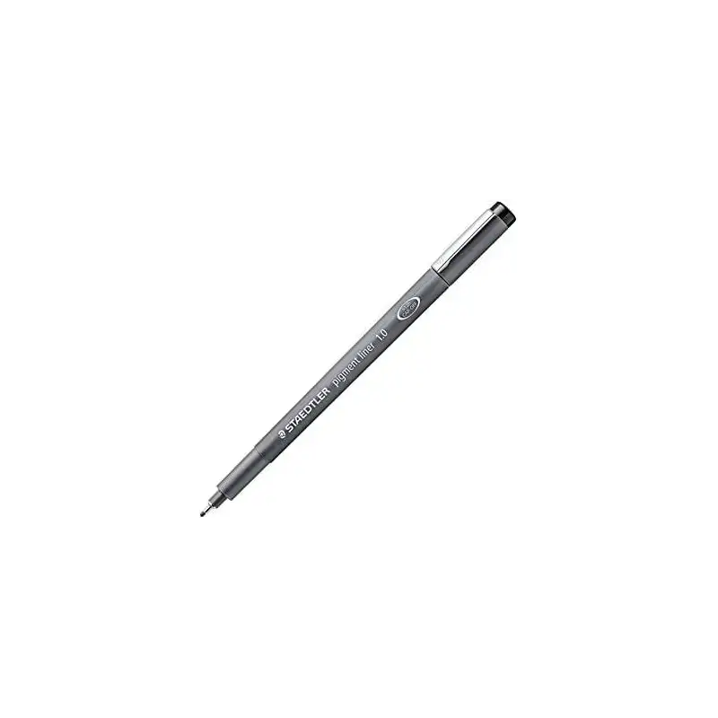 (308 10-9) STAEDTLER ROTULADOR CALIBRADO PIGMENT LINER 1.0MM NEGRO