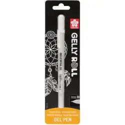 (BLXPGB1A) TALENS SAKURA BOLÍGRAFO GELLY ROLL 08 BLANCO BLÍSTER 1 UD