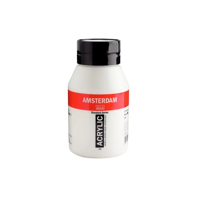 (17711052) TALENS AMSTERDAM STANDARD SERIES COLORES ACRÍLICOS BOTE 1000ML BLANCO DE TITANIO