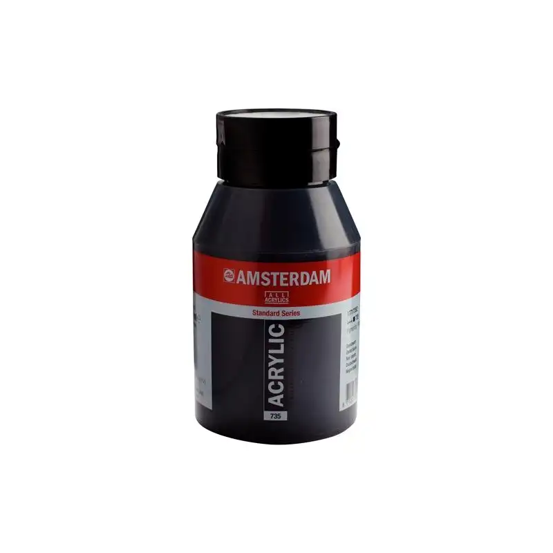 (17717352) TALENS AMSTERDAM STANDARD SERIES COLORES ACRÍLICOS BOTE 1000ML NEGRO ÓXIDO