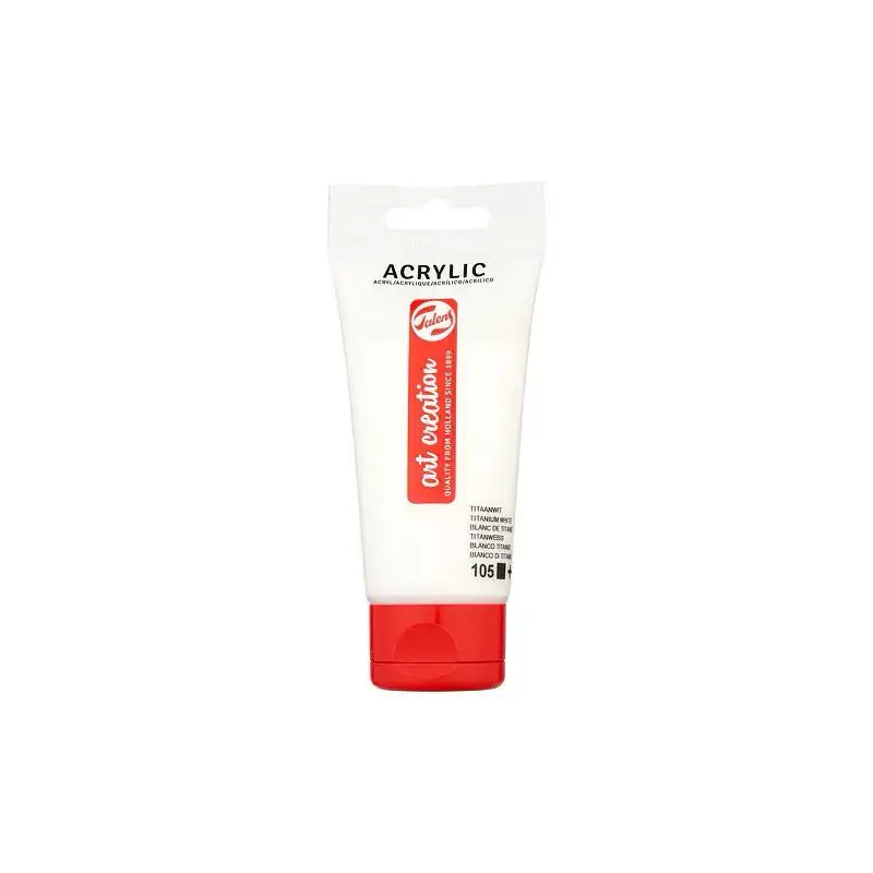 (3511105M) TALENS ART CREATION ACRÍLICO TUBO 75ML BLANCO DE TITANIO