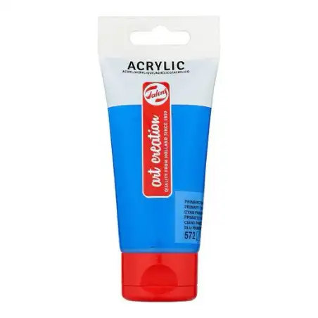 (3511572M) TALENS ART CREATION ACRÍLICO TUBO 75ML CIAN PRIMARIO
