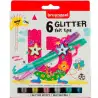 (60126006) TALENS BRUYNZEEL ROTULADORES GLITTER KIDS COLORES SURTIDOS ESTUCHE 6 UD