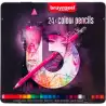 (60212124) TALENS BRUYNZEEL LÁPICES DE COLORES SURTIDO CLARO ESTUCHE METÁLICO 24 UD