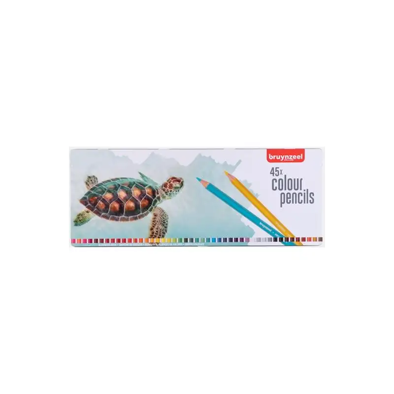 (60312905) TALENS BRUYNZEEL LÁPICES DE COLORES TORTUGA C/SURTIDOS ESTUCHE 45 UD
