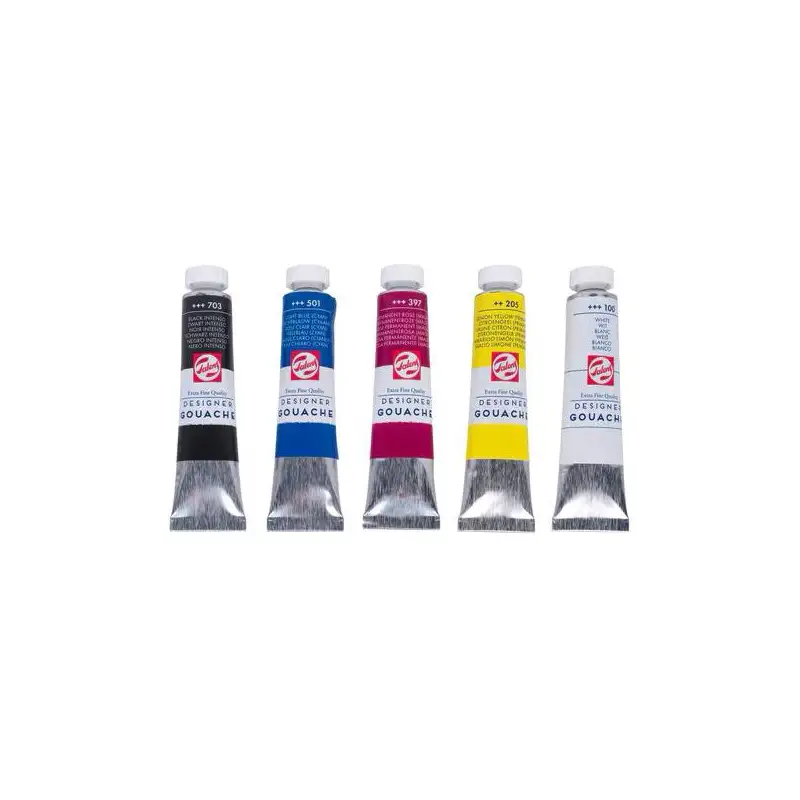 (8820415) TALENS TÉMPERAS EXTRAFINAS TUBO 20 ML COLORES PRIMARIOS SET 5 UD