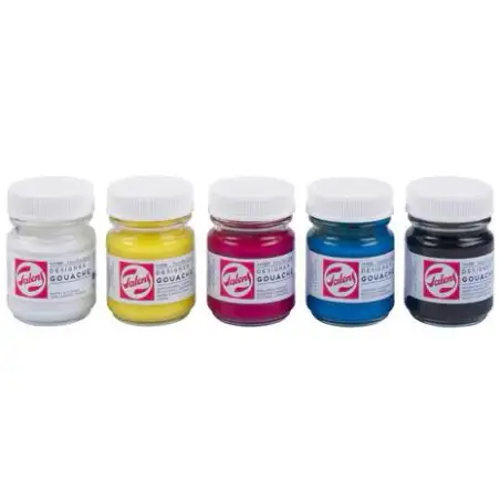 (8822405) TALENS TÉMPERAS EXTRAFINAS BOTE 50 ML COLORES PRIMARIOS SET 5 UD