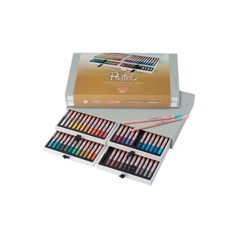 (8840H48) TALENS BRUYNZEEL LÁPICES DE COLORES PASTEL C/SURTIDOS ESTUCHE DE LUJO 48 UD