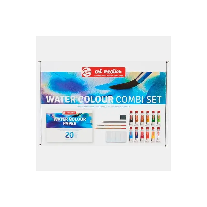 (9012013M) TALENS ART CREATION SET ACUARELA COMBI 12 TUBOS X 12ML COLORES SURTIDOS