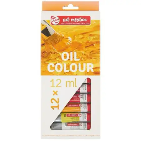 (9020112M) TALENS ART CREATION SET ÓLEO TUBO 12ML SURTIDO ESTUCHE 12 UD