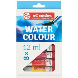 (9022008M) TALENS ART CREATION SET DE ACUARELAS TUBO 12ML C/SURTIDOS ESTUCHE 8 UD