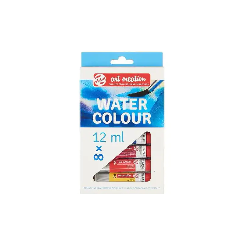 (9022008M) TALENS ART CREATION SET DE ACUARELAS TUBO 12ML C/SURTIDOS ESTUCHE 8 UD