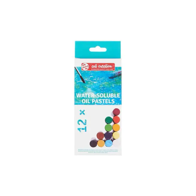 (9029112M) TALENS ART CREATION SET MULTITÉCNICA PASTELES AL ÓLEO SOLUBLES EN AGUA C/SURTIDOS 12 UD