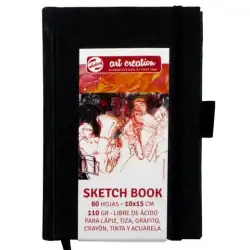 (9312101M) TALENS ART CREATION CUADERNO DE DIBUJO 10X15CM 80H 110GR