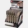 (CDXSDK36) TALENS SAKURA EXPOSITOR DE 36 ROTULADORES PERMANENTES PIGMA MICRON FINELINER NEGRO