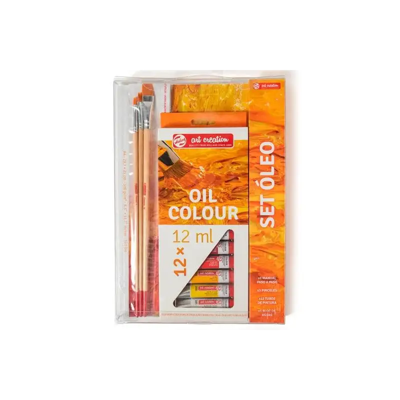 (PO200041) TALENS ART CREATION SET ÓLEO 12 TUBOS X 12ML COLORES SURTIDOS