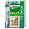 (PO200043) TALENS ART CREATION SET TÉMPERA 12 TUBOS X 12ML COLORES SURTIDOS