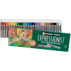 (XLP25) TALENS SAKURA PASTELES AL ÓLEO CRAY-PAS EXPRESSIONIST C/SURTIDOS ESTUCHE 25 UD