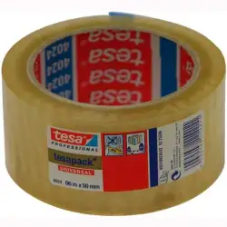 (04024-00236-05) TESA CINTA DE EMBALAJE DE POLIOLEFINA TESAPACK C/ETIQUETA 66MX50MM TRANSPARENTE