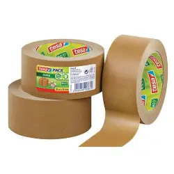 (57180-00000-06) TESA CINTA DE EMBALAJE TESAPACK 50MX50MM PAPEL ECOLÓGICO