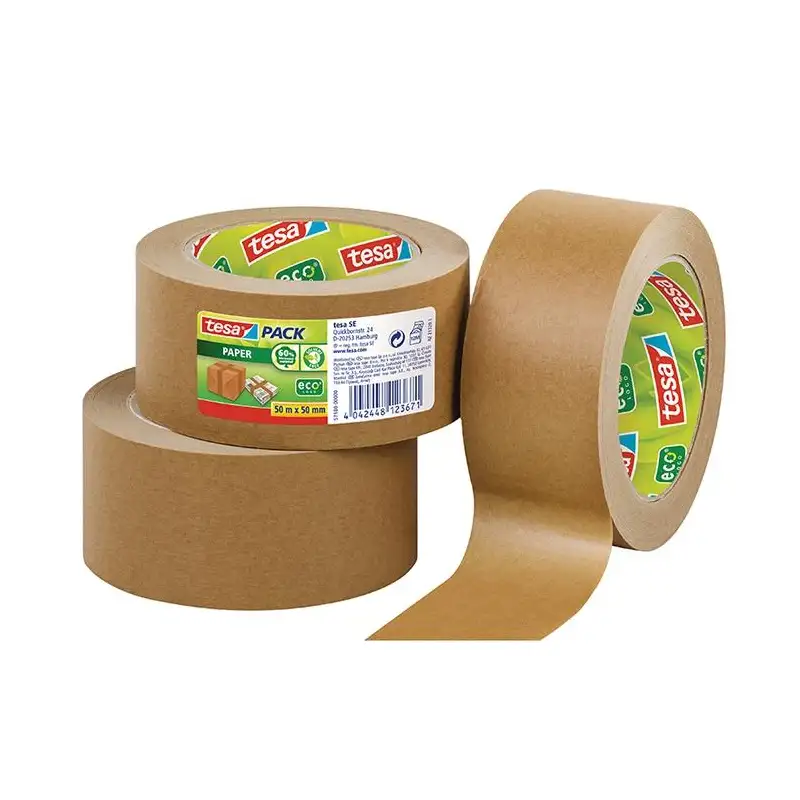 (57180-00000-06) TESA CINTA DE EMBALAJE TESAPACK 50MX50MM PAPEL ECOLÓGICO