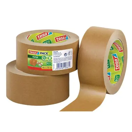 (57180-00000-06) TESA CINTA DE EMBALAJE TESAPACK 50MX50MM PAPEL ECOLÓGICO