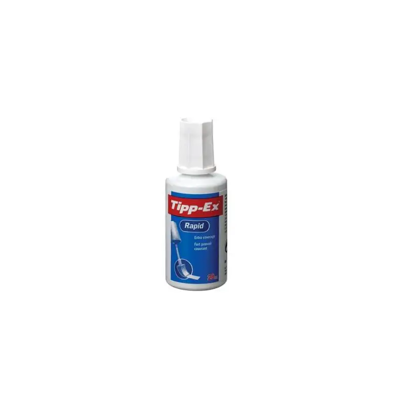 (8859924) TIPP-EX CORRECTOR LÍQUIDO RAPID BOTE 20ML CAJA 10 UD