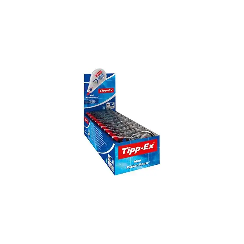 (932564) TIPP-EX CINTA CORRECTORA TIPP-EX MINI POCKET MOUSE 5MMX6M CAJA 10 UD
