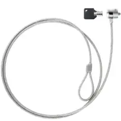 (TQCLKC0025) TOOQ CABLE DE SEGURIDAD TIPO KENSINGTON CON LLAVE PARA PORTÁTIL 1