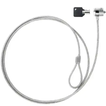 (TQCLKC0025) TOOQ CABLE DE SEGURIDAD TIPO KENSINGTON CON LLAVE PARA PORTÁTIL 1