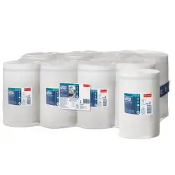 (100130/28464) TORK ROLLO DE PAPEL DE SECADO ADVANCED ALIMENTACIÓN BOBINA 1 CAPA 120M BLANCO -PACK DE 11U-