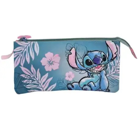 (T157-1067) TOYBAGS ESTUCHE TRIPLE STITCH PINK 8X22X8CM POLIÉSTER TRANSPIRABLE