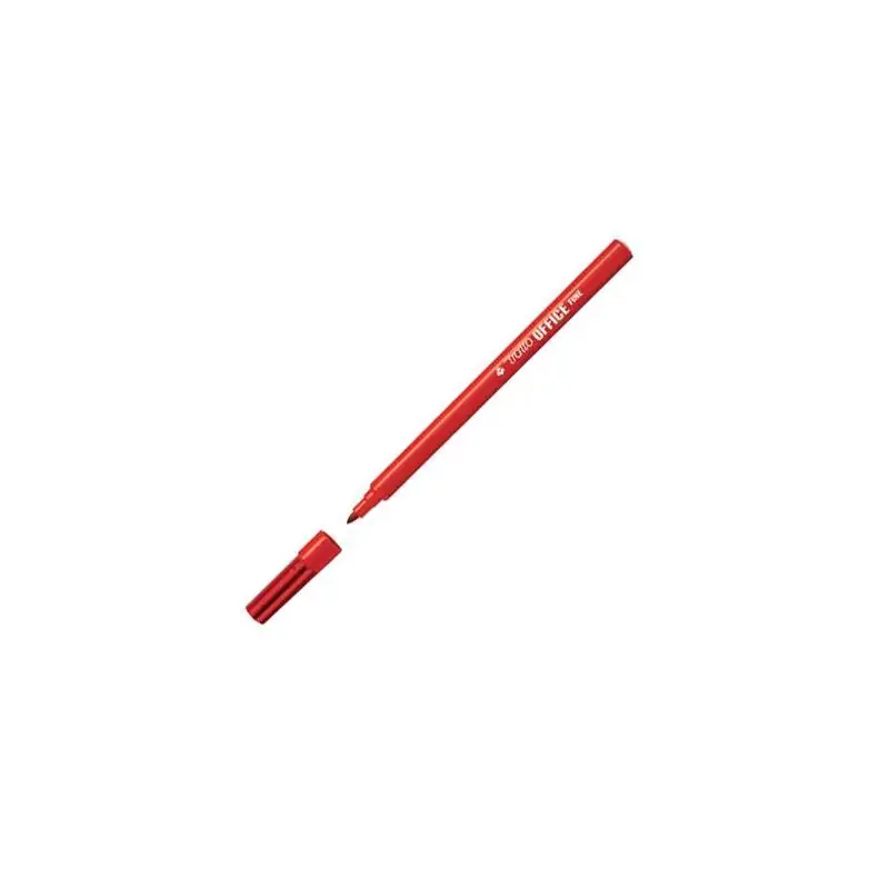(F730502) TRATTO OFFICE FINE ROTULADOR PUNTA DE FIBRA ROJO - 12U-