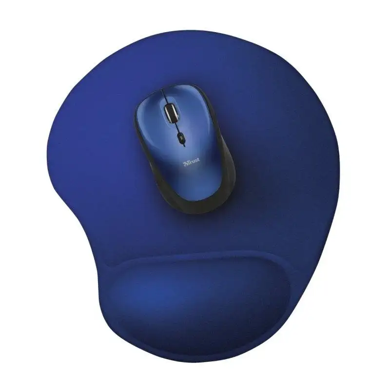 (20426) TRUST BIGFOOT ALFOMBRILLA ERGONÓMICA ANTIDESLIZANTE PARA RATÓN RELLENO GEL AZUL