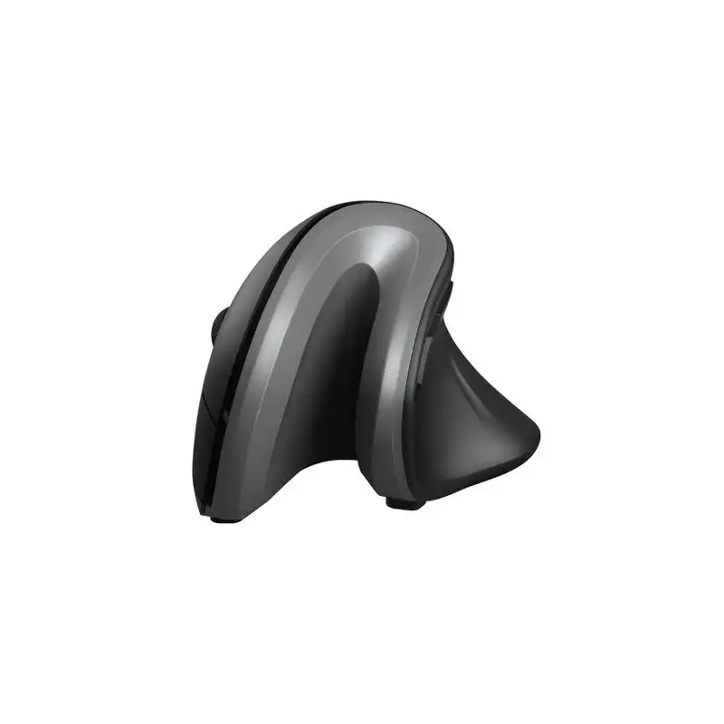 (23507) TRUST RATÓN ERGONÓMICO VERTICAL VERRO INALÁMBRICO 600/1600DPI GRIS/NEGRO